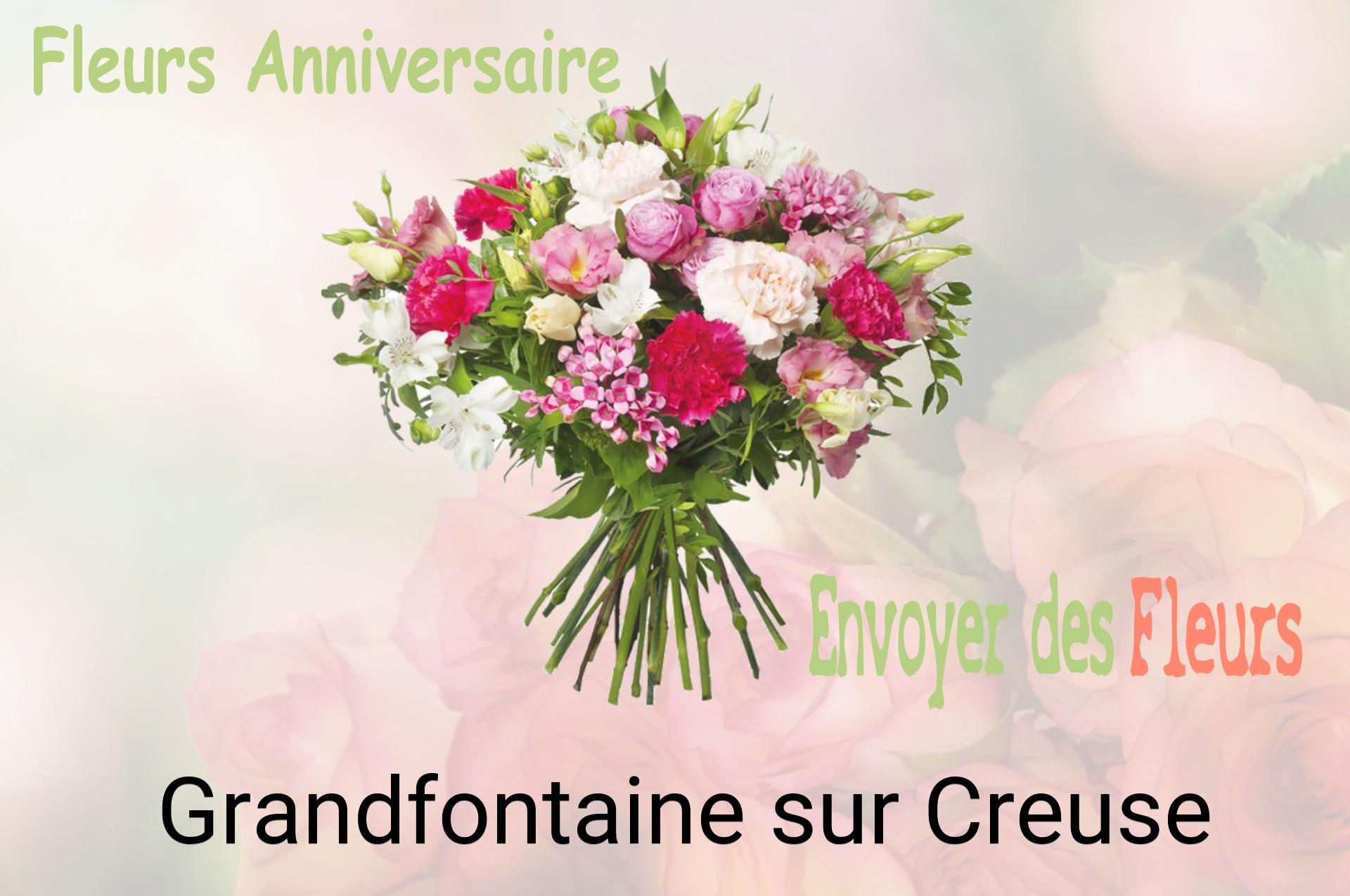 Bouquet de fleurs d’anniversaire livré à Grandfontaine-sur-Creuse