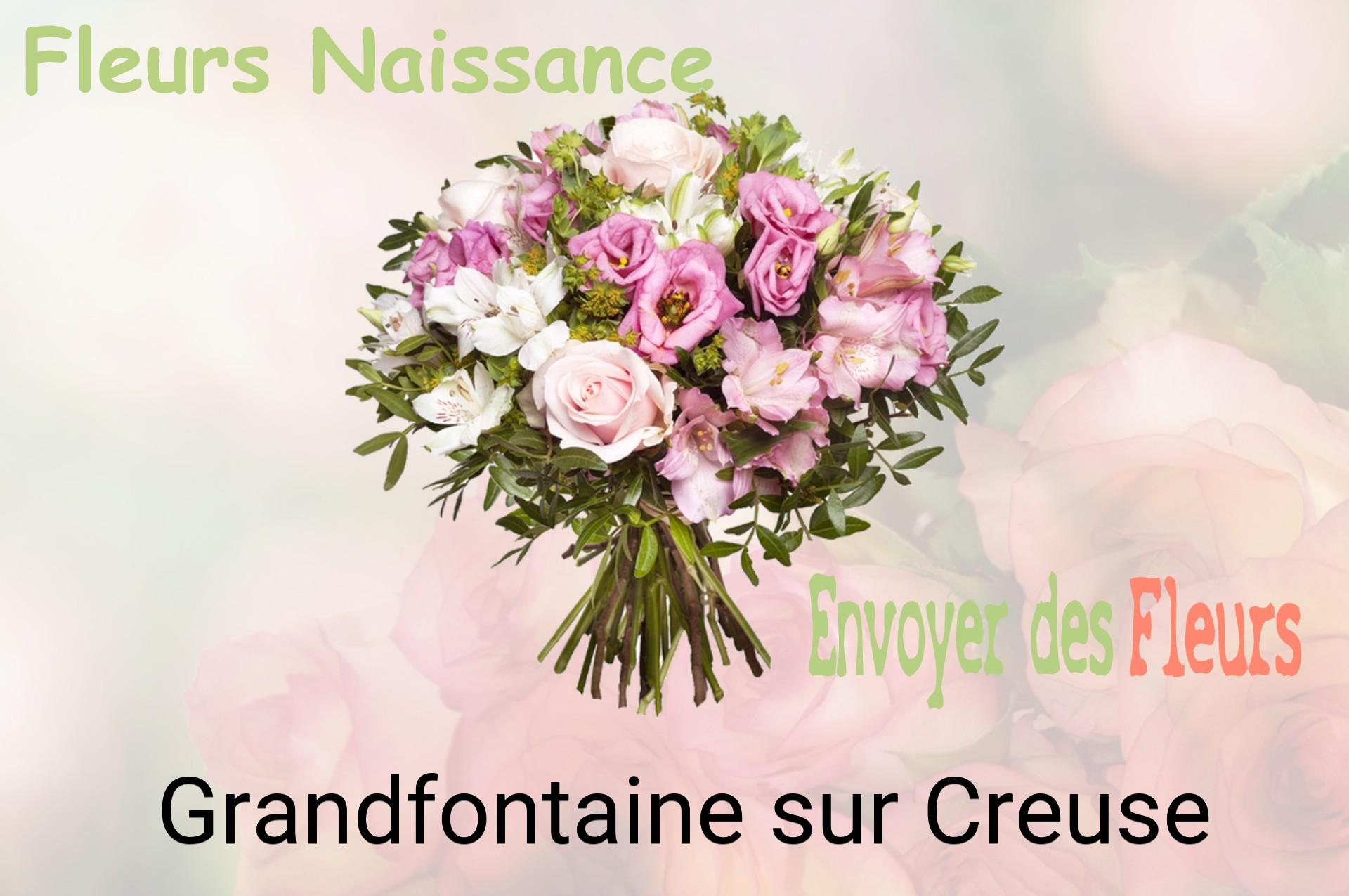 Bouquet de fleurs de naissance livré à Grandfontaine-sur-Creuse