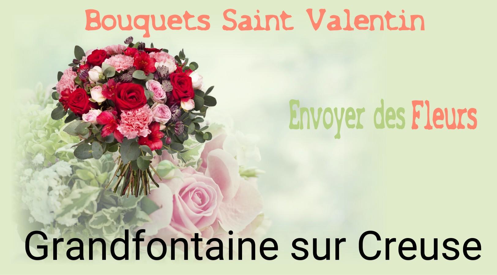Roses de Saint-Valentin livrées à Grandfontaine-sur-Creuse